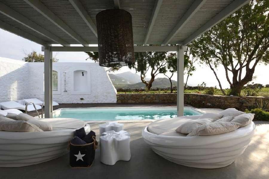 Villa Dafni 4Bed With Pool In Kalafatis Spilia Mykonos Town Exterior foto